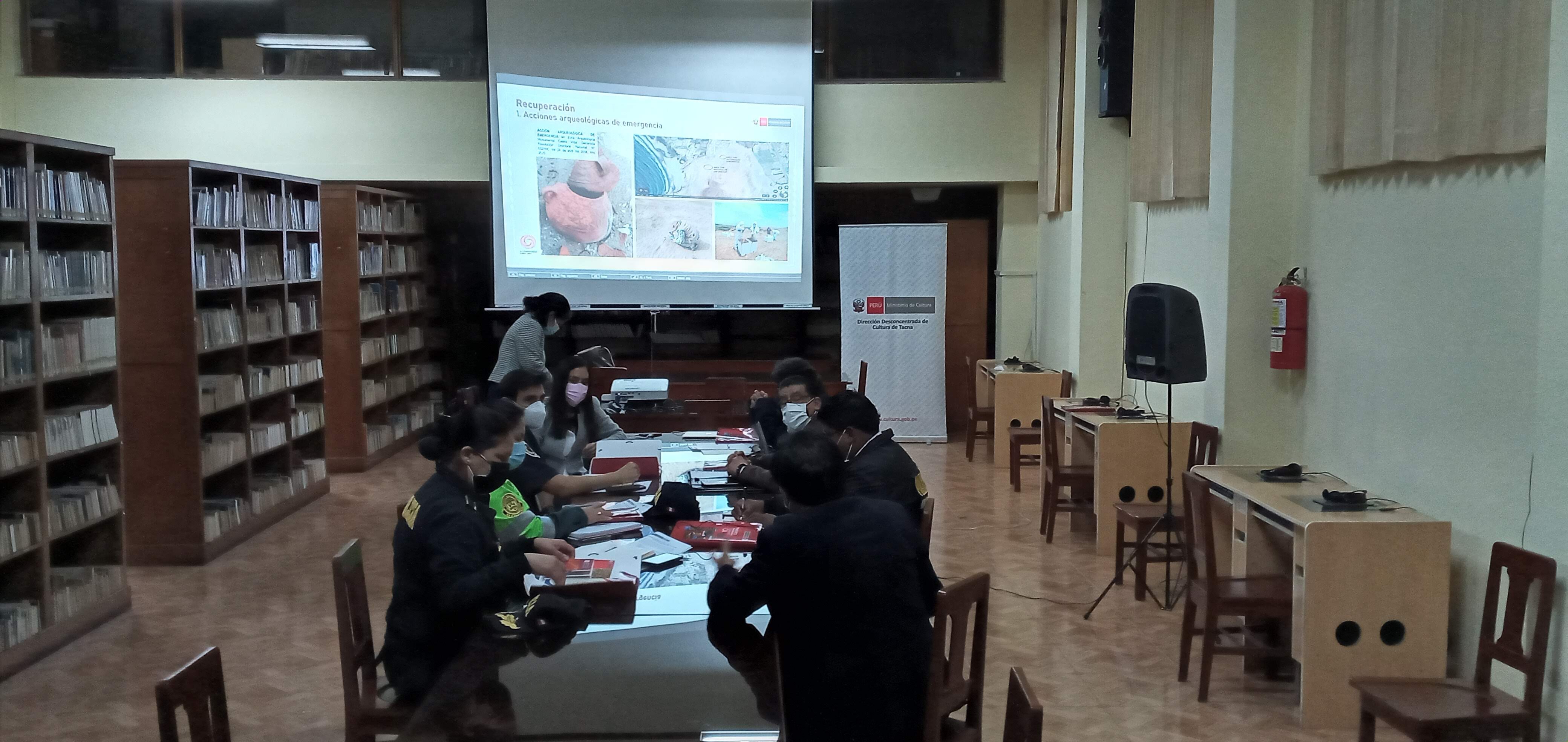 Se desarrolló reunión con entidades públicas de la región Tacna para fortalecer la lucha contra el tráfico ilícito de bienes culturales