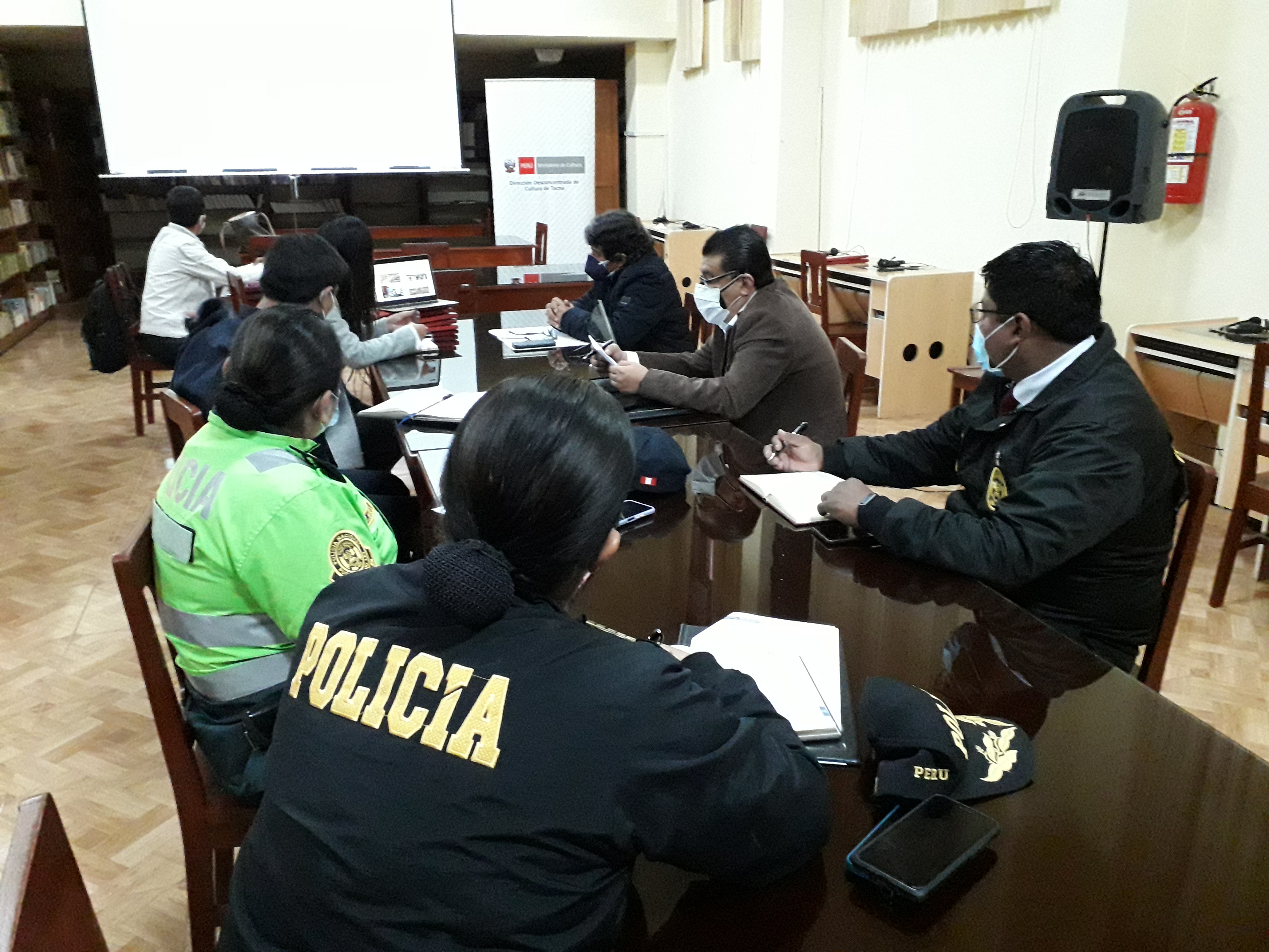 Se desarrolló reunión con entidades públicas de la región Tacna para fortalecer la lucha contra el tráfico ilícito de bienes culturales