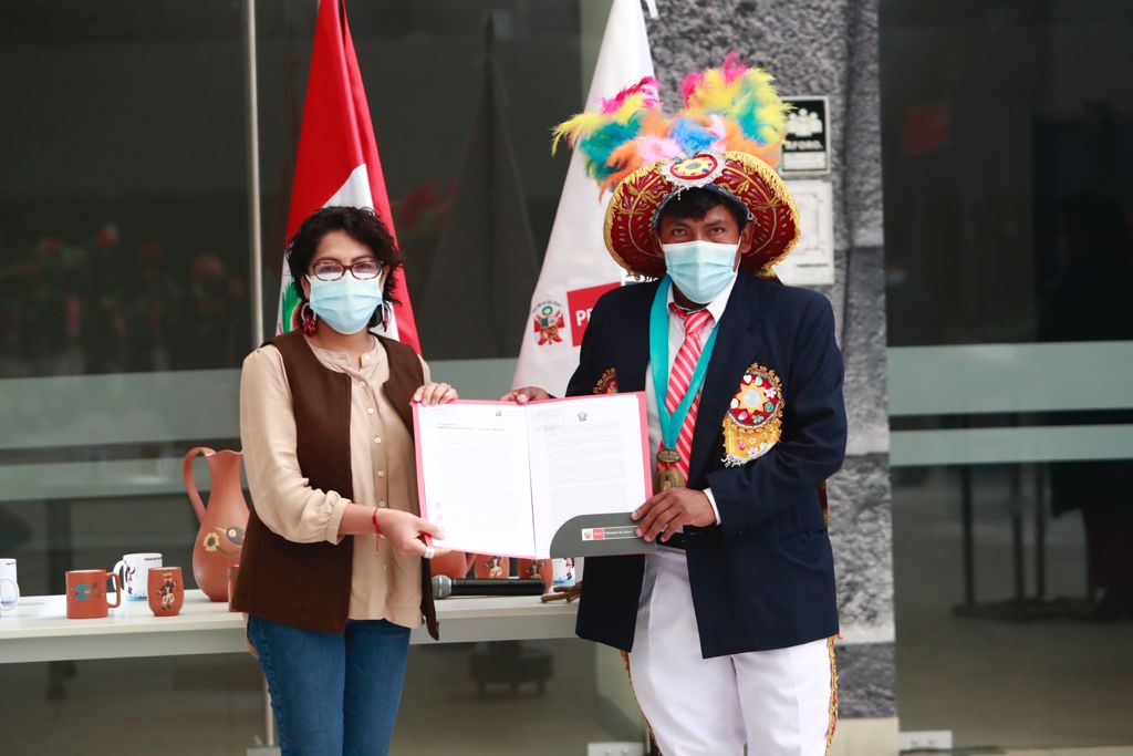 Ministerio de Cultura entregó declaratoria de Patrimonio Cultural de la Nación a la danza Negritos de Marcas de Huancavelica