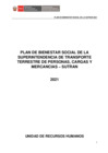 Vista preliminar de documento PLAN DE BIENESTAR SOCIAL DE LA SUTRAN 2021.pdf