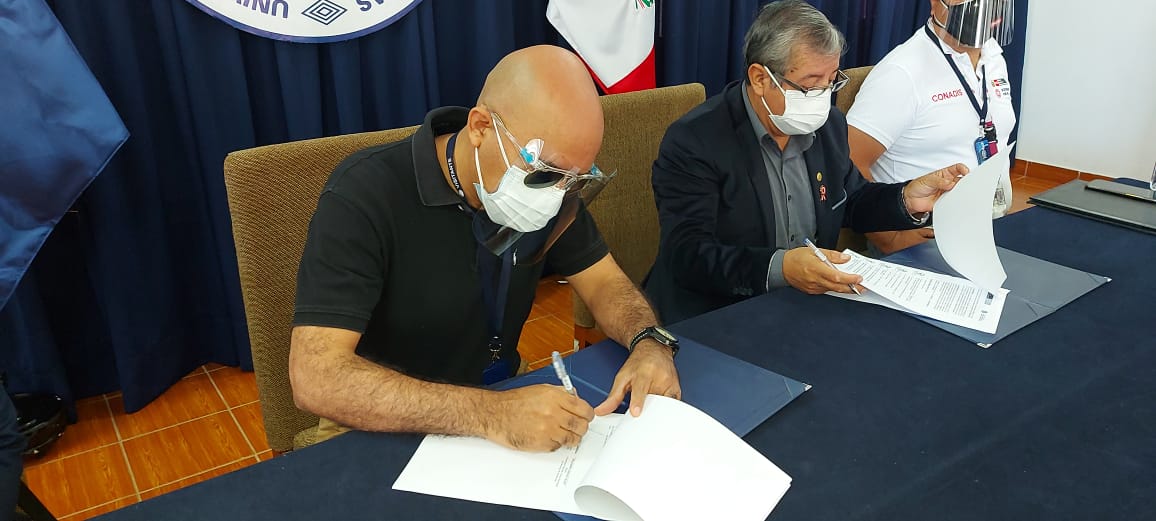 acto de firma del convenio