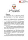 Vista preliminar de documento Anexo RM. 123-2021-MINAM - Proyecto RM - Modificacion Lista de Actualizacion SEIA TURISMO.pdf