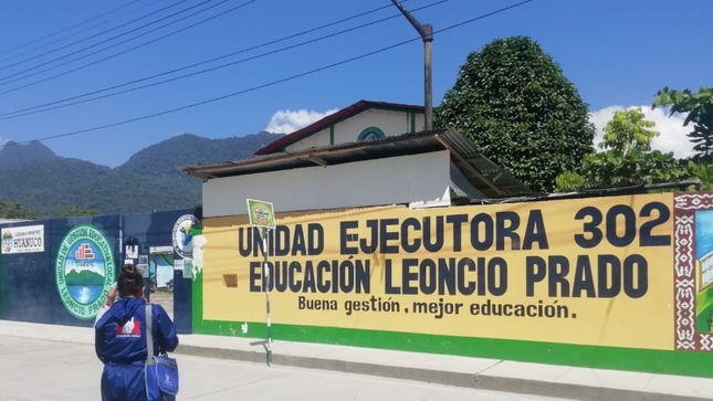 Foto de fachada de UGEL en Leoncio Prado