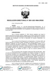 Vista preliminar de documento Resolución Directoral N° 0001-2021-INIA-DRGB