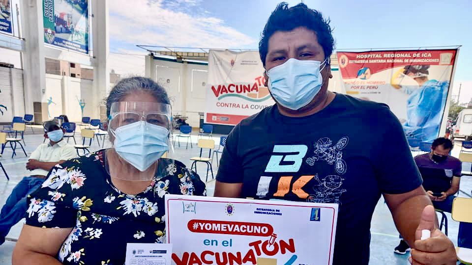 Tumbes, Cusco e Ica aplicaron más de 110 000 dosis de la vacuna contra la COVID-19 durante la Vacunatón