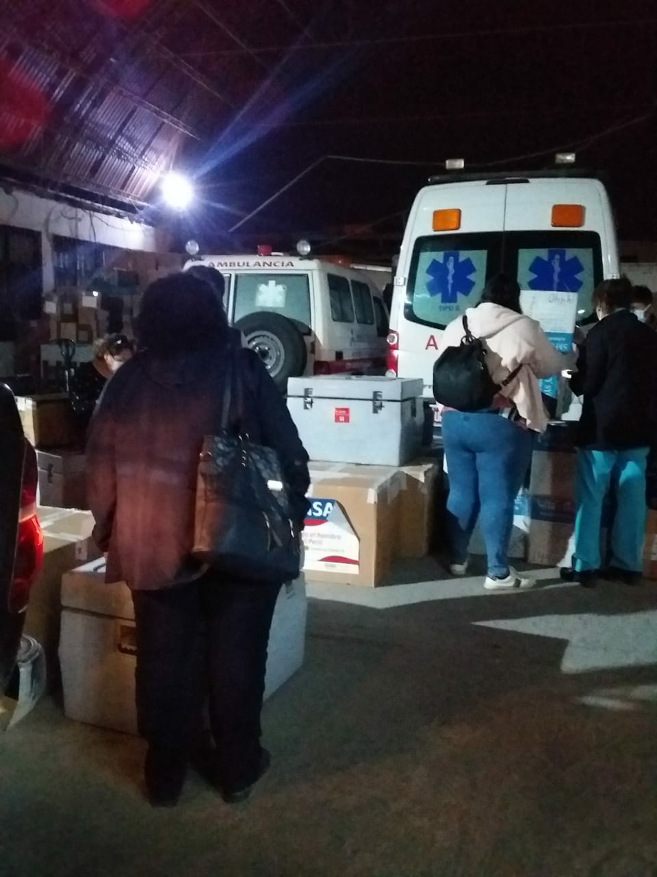 Imagen transporte de Vacunas para Chala