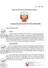 Vista preliminar de documento Resolución Directoral N° 0011-2021-INIA-DGIA