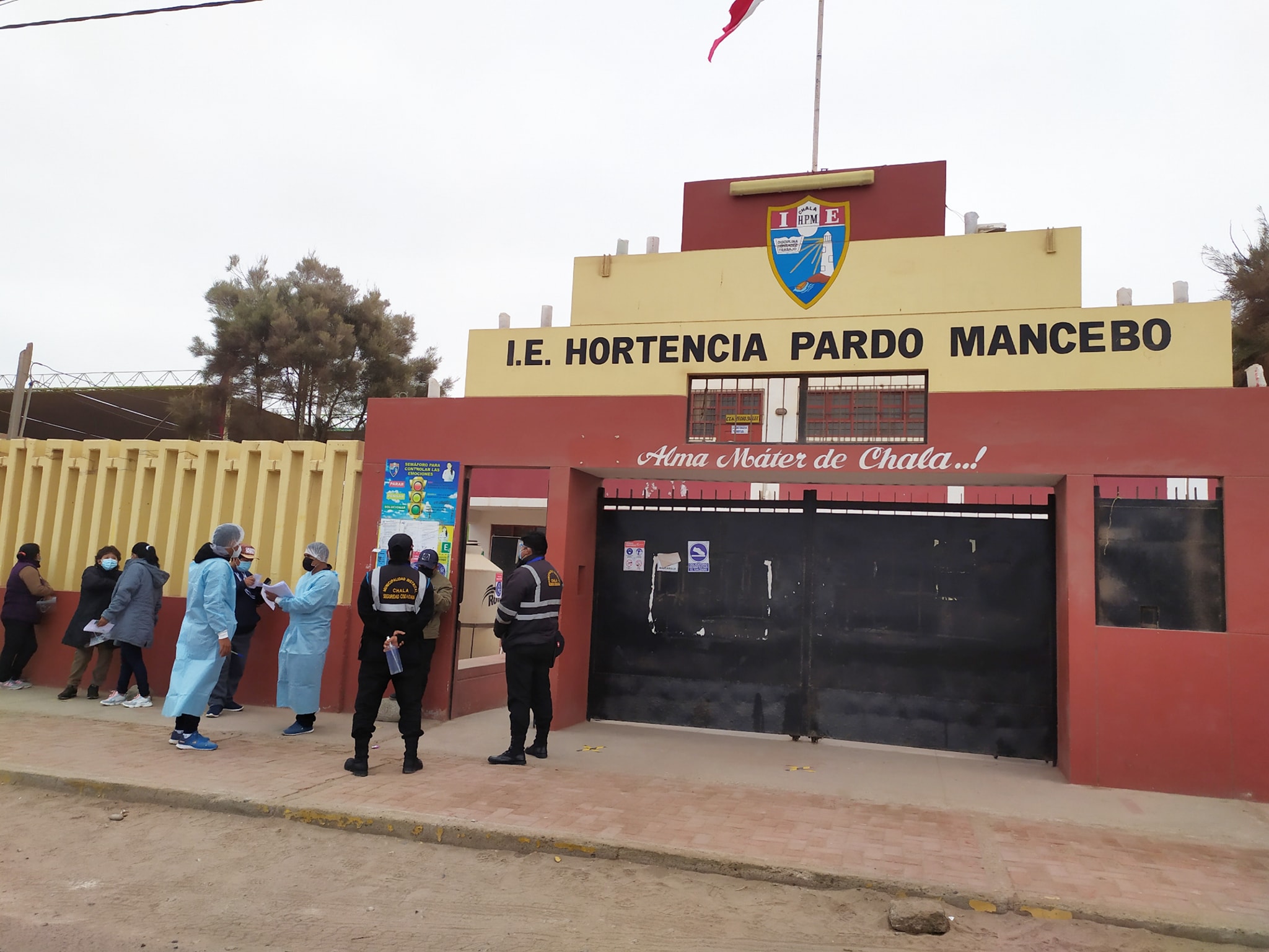 asistencia masiva de pobladores de Chala.