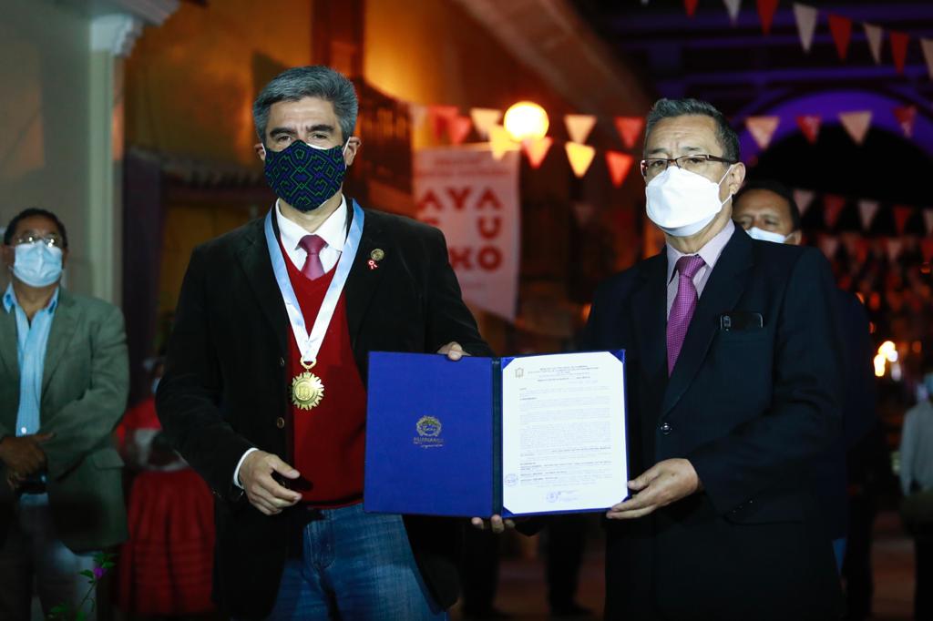 Ministro de Cultura se despide de la región Ayacucho
