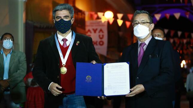 Ministro de Cultura se despide de la región Ayacucho
