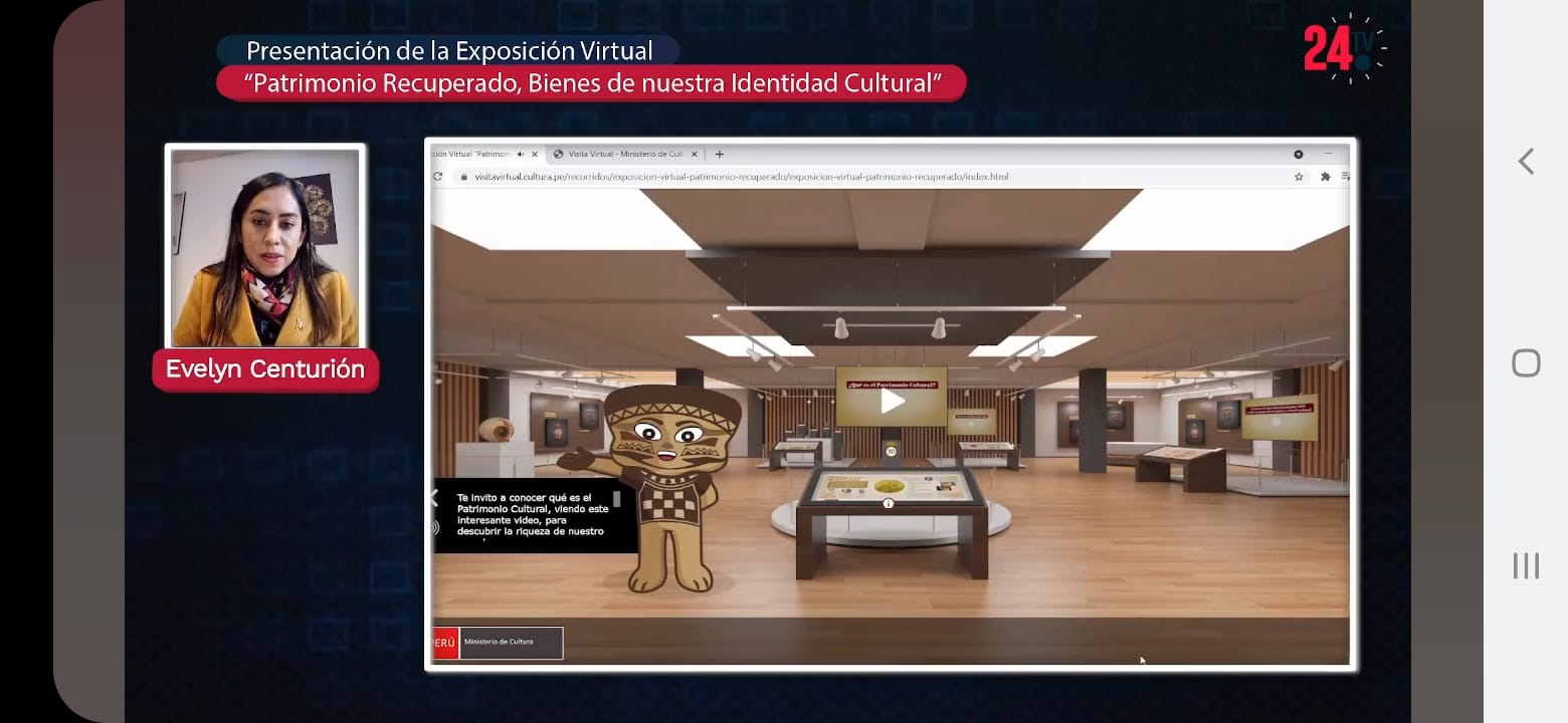 Ministerio de Cultura presenta exposición virtual sobre bienes culturales repatriados