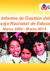 Vista preliminar de documento Informe de Gestión del Consejo Nacional de Educación Marzo 2008 - Marzo 2014