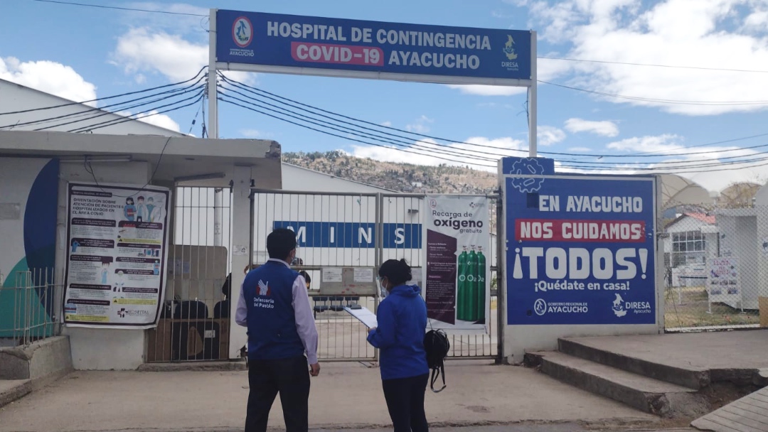 Foto de fachada de Hospital de Contingencia