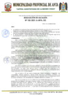 Vista preliminar de documento Resolución de Alcaldía 105