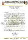 Vista preliminar de documento Resolución de Alcaldía 156