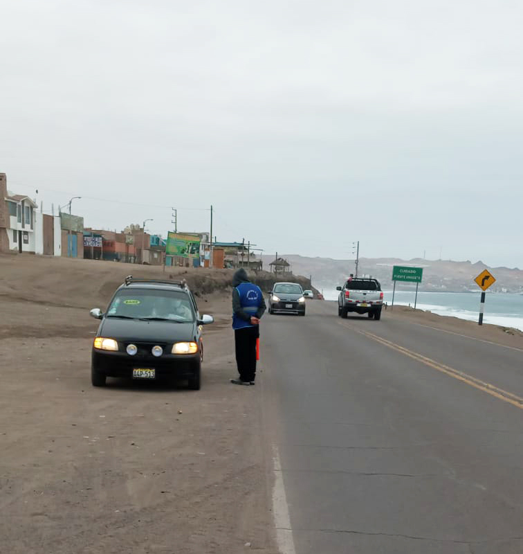 Operativos de transportes en Chala