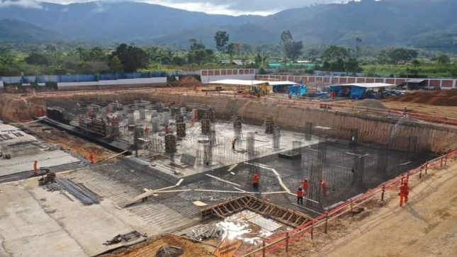 Imagen JPG de construcción del Hospital de Apoyo “Manuel Higa Arakaki” en Junín.