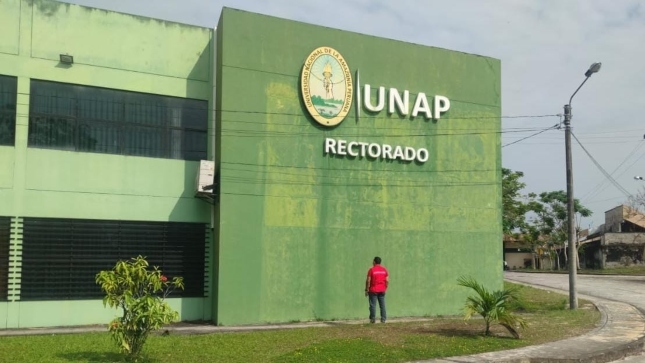 Imagen JPG de los interiores de la Universidad Nacional de la Amazonía (UNAP) en Loreto.