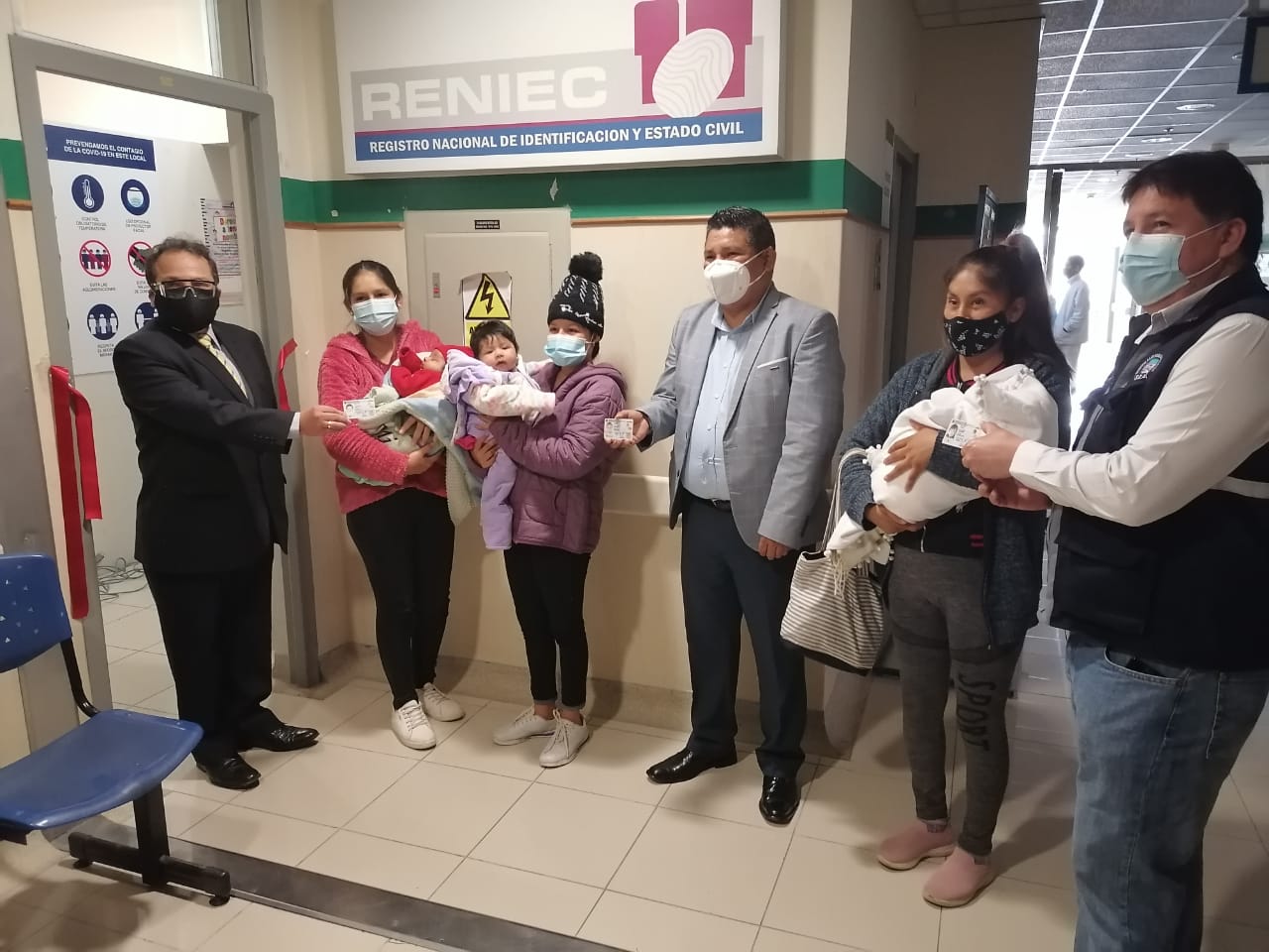 RENIEC reapertura oficina registral auxiliar en hospital regional de Ica y hospital Santa María del Socorro en Ica