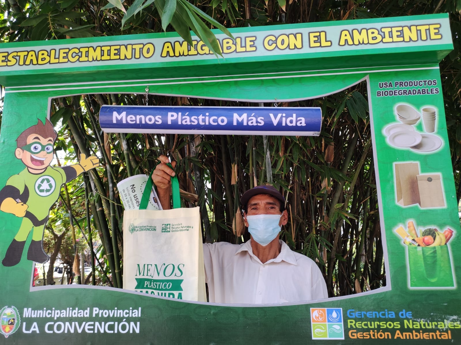 Sensibilización de reducción del uso de plástico de un sólo uso