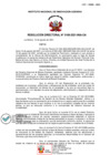 Vista preliminar de documento Resolución Directoral N° 0169-2021-INIA-OA