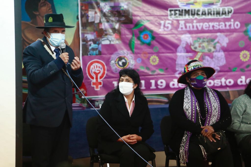 Ministro de Cultura participó del 15° aniversario de Federación Nacional de Mujeres Campesinas, Artesanas, Indígenas, Nativas y Asalariadas del Perú