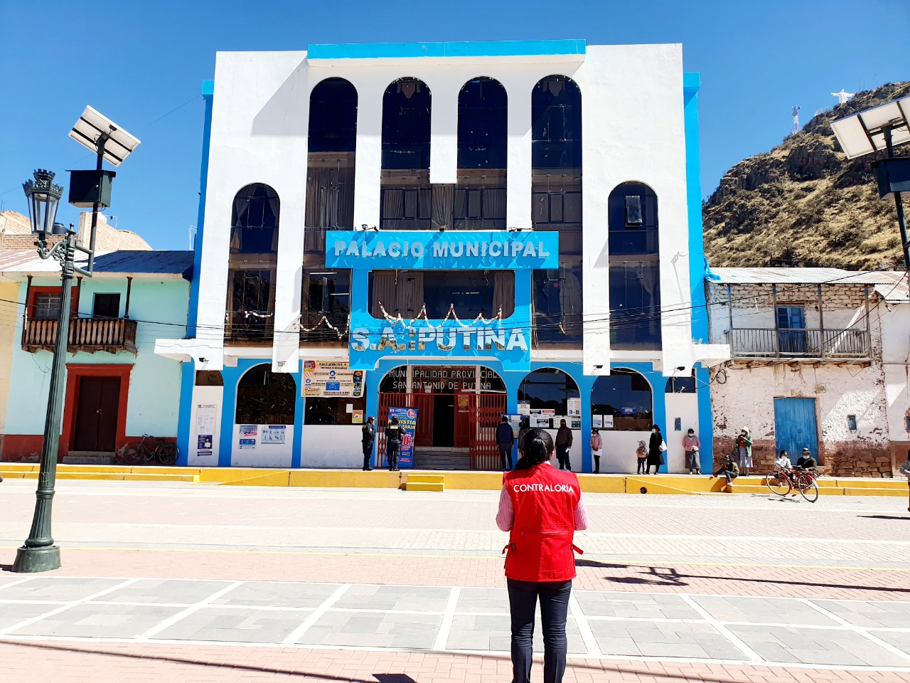 Imagen JPG de la fachada de la Municipalidad Provincial de San Antonio de Putina.