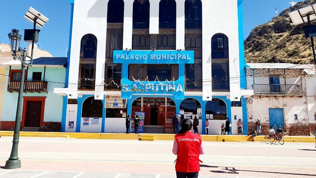 Imagen JPG de la fachada de la Municipalidad Provincial de San Antonio de Putina.