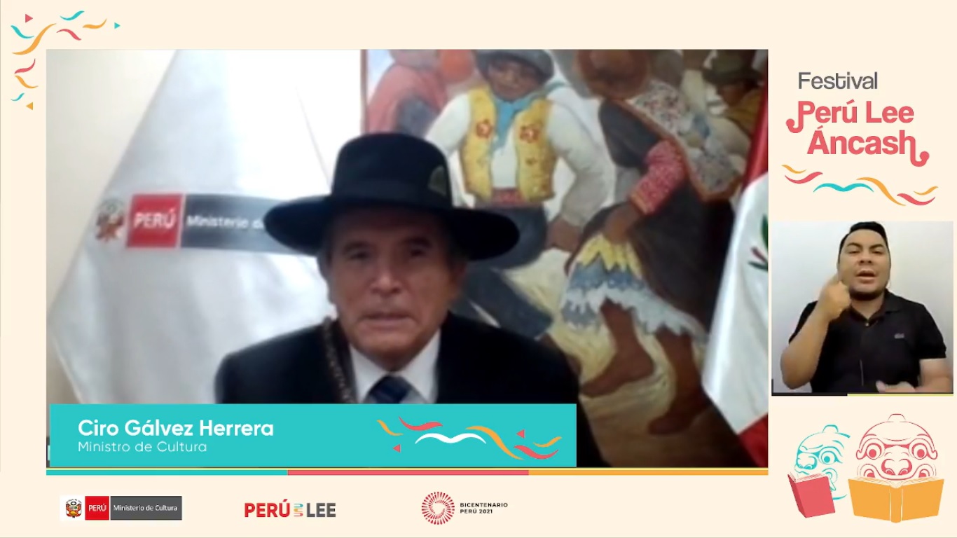 Ministro de Cultura inaugura Festival Perú Lee Áncash