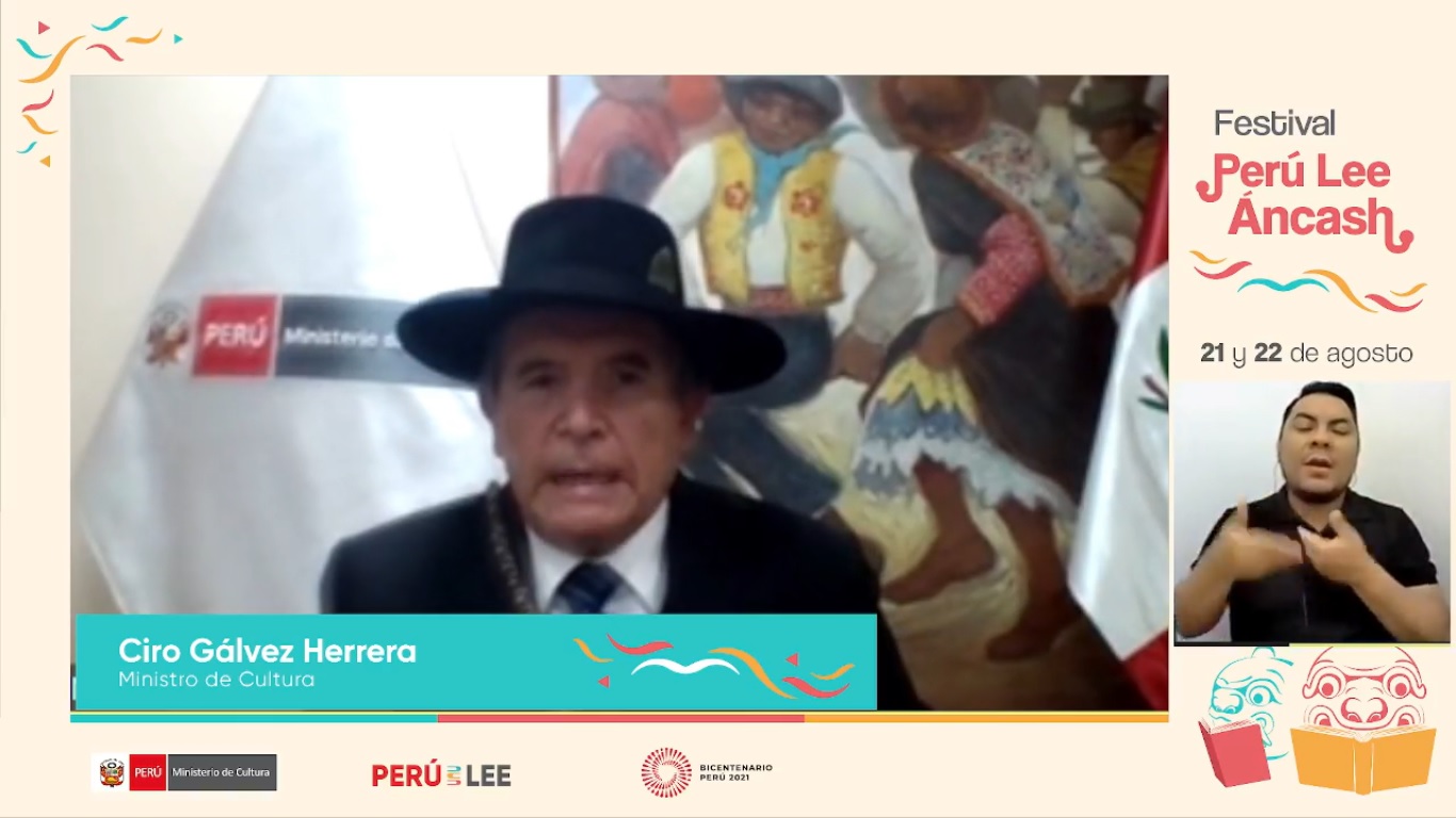 Ministro de Cultura inaugura Festival Perú Lee Áncash