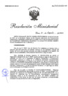 Vista preliminar de documento Resolución Ministerial  N° 1018-2021-MINSA