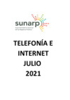 Vista preliminar de documento TELEFONIA FIJA, MOVIL E INTERNET JULIO 2021 - ZRXIII