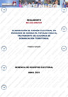 Vista preliminar de documento Reglamento RE-222-GRE/009 "Elaboración de Padrón Electoral en procesos de consulta popular para el tratamiento de acciones de demarcación territorial", primera versión
