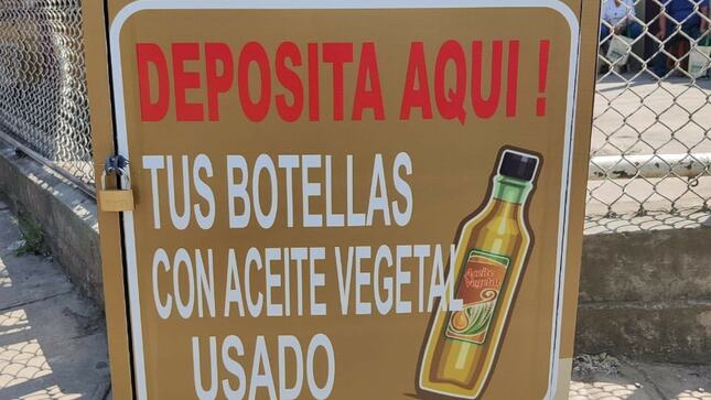 Punto de acopio de aceite de cocina usado