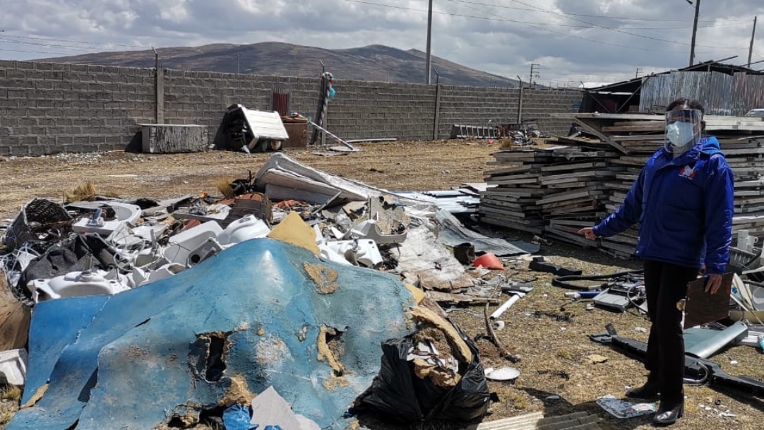 Foto de almacén de ayuda humanitaria