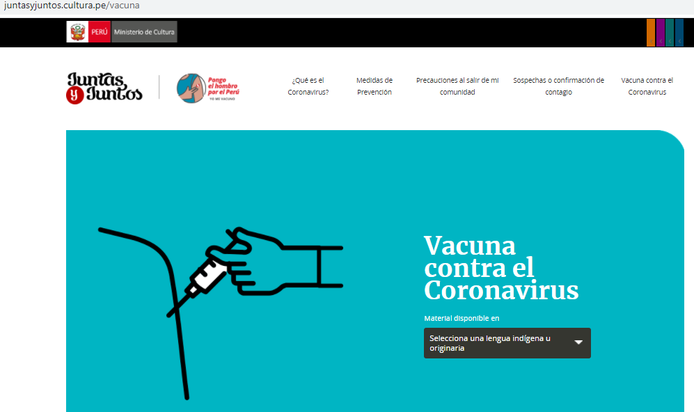 COVID-19: Accede a más de 500 materiales en lenguas indígenas sobre prevención y difusión de importancia de la vacuna