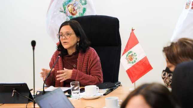 Anahí Durand en comisión de la mujer