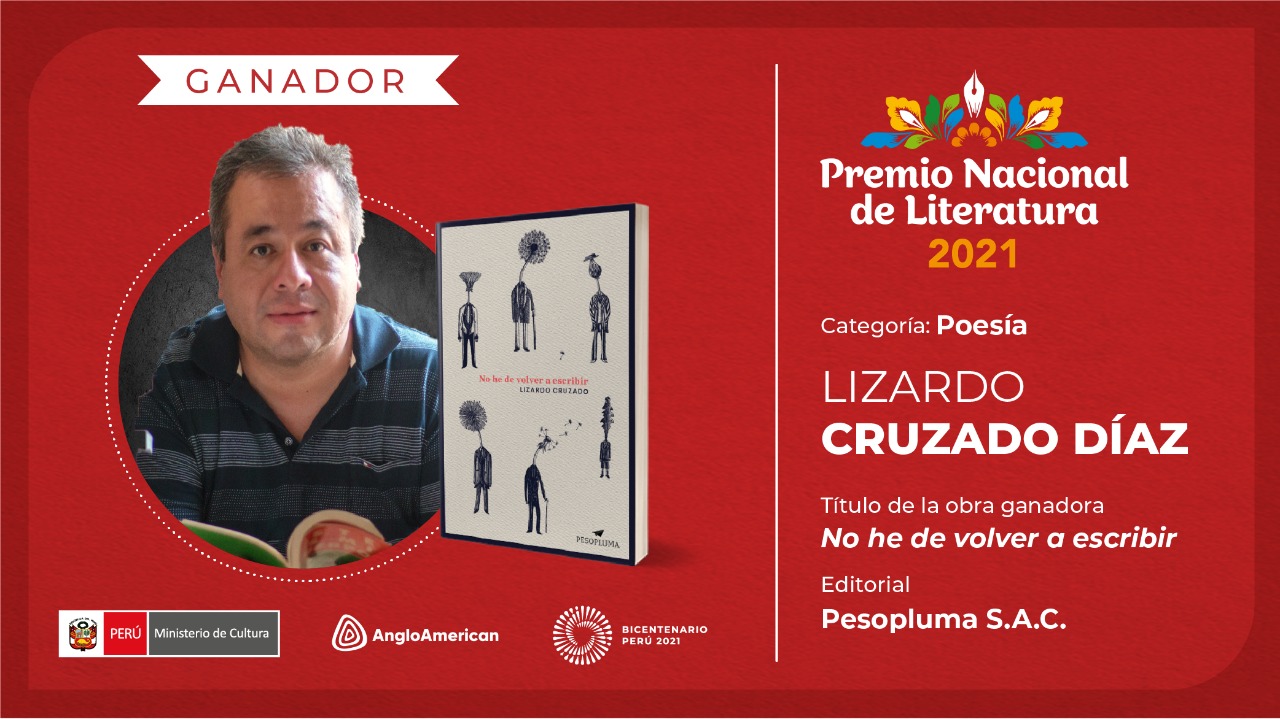 Ministerio de Cultura presenta a los ganadores del Premio Nacional de Literatura 2021