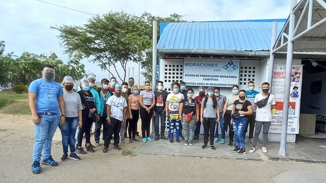 Tumbes: Policía Nacional interviene a más de 90 extranjeros por ingreso irregular al país 