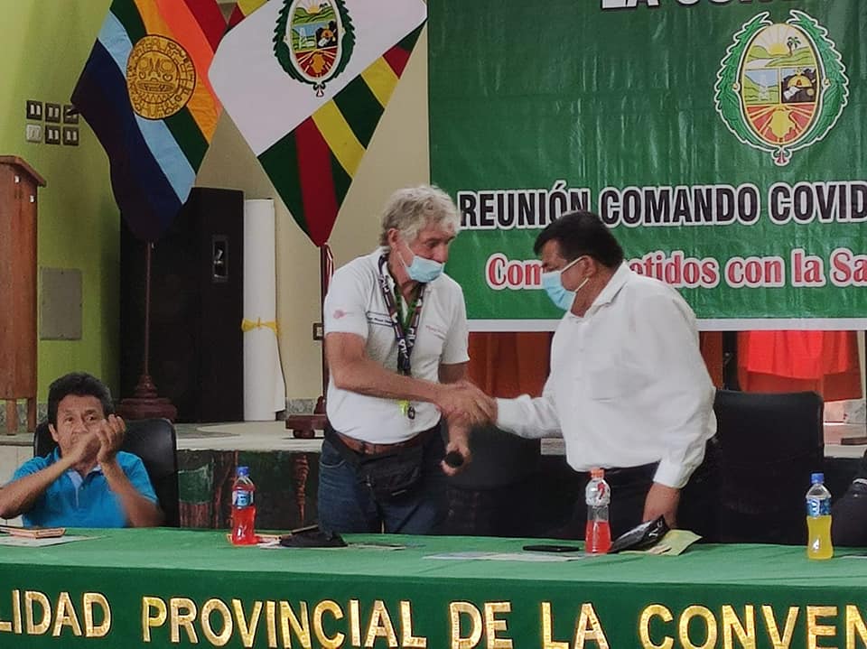 Alcalde provincial dio bienvenida a rally de la selva Tingo María