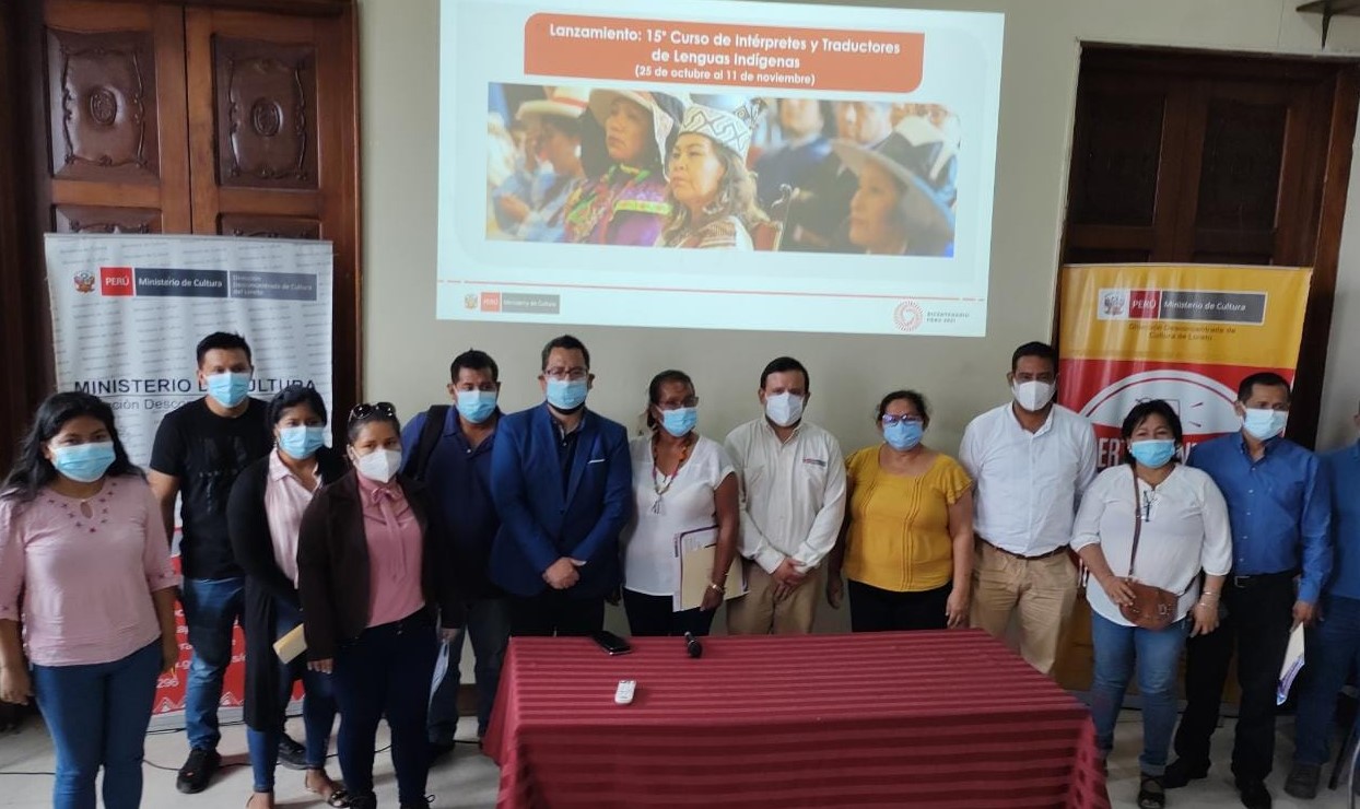 Ministerio de Cultura invita a hablantes de 21 lenguas indígenas u originarias a postular a XV Curso de Intérpretes y Traductores