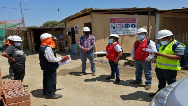 Auditores de Contraloría realizarán visitas a obras, acompañados por Monitores Ciudadanos de Control en diferentes localidades de la región para verificar la implementación del plan COVID-19 y evitar su  propagación en la ejecución de los proyectos de inversión.