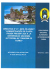 Vista preliminar de documento DIRECTIVA N° 011-2019-CO-UNAAT
