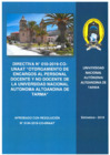 Vista preliminar de documento DIRECTIVA N° 010-2019-CO-UNAAT