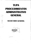 Vista preliminar de documento TUPA-PROCEDIMIENTOS ADMINISTRATIVOS GENERAL.pdf