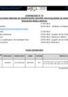 Vista preliminar de documento COMUNICADO N° 70-CONVOCATORIA EVALUACION DE EXPEDIENTES EBE.pdf