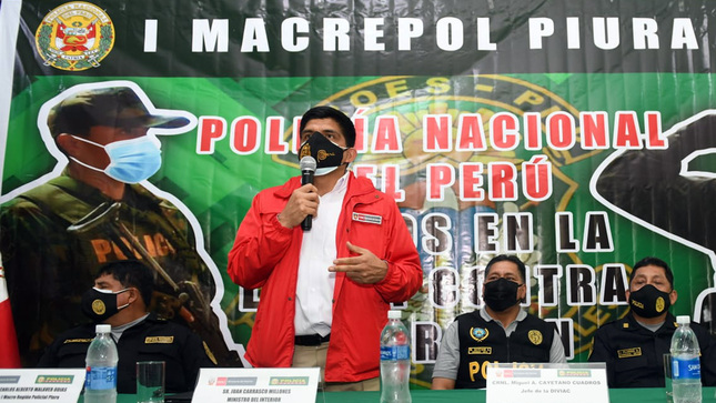 Piura: PNP captura a 18 miembros de red criminal “Los Despiadados de Talara”