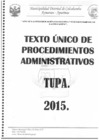 Vista preliminar de documento TUPA-2015-Municipalidad-Distrital-de-Colcabamba-Aymaraes.pdf