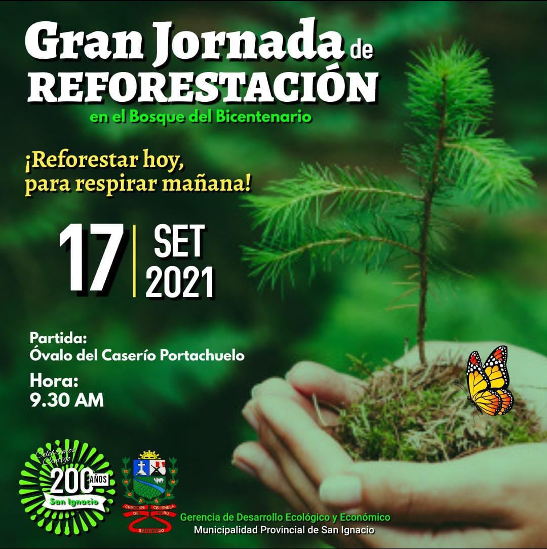 Municipalidad de San Ignacio creará el Bosque Bicentenario
