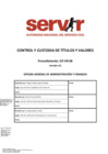 Vista preliminar de documento Control y Custodia de Títulos y Valores